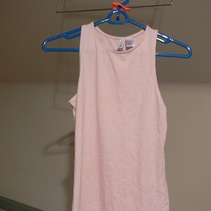 H & M bodycon light pink mini dress